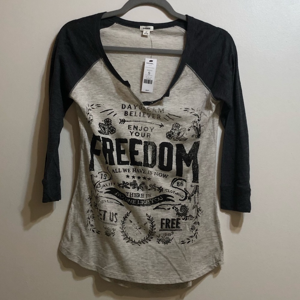 Garage Freedom Baseball Tee